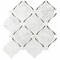 Msi Danza Arabesque SAMPLE Polished Marble Mesh-Mounted Mosaic Tile ZOR-MD-0269-SAM - alternate 1